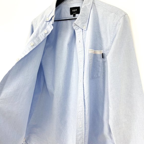 HUF Signature Stripe Button Down Shirt - Picture 10 of 16